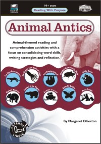 RENZ1038 Reading With Purpose - Animal Antics cov